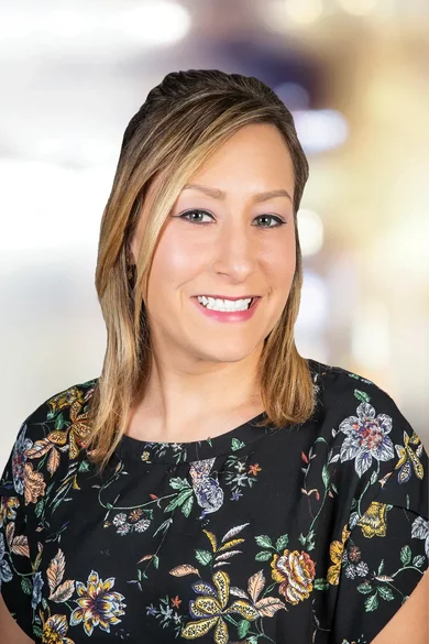 Portrait of Samantha Ogrodowicz, Director of Brokerage Support .